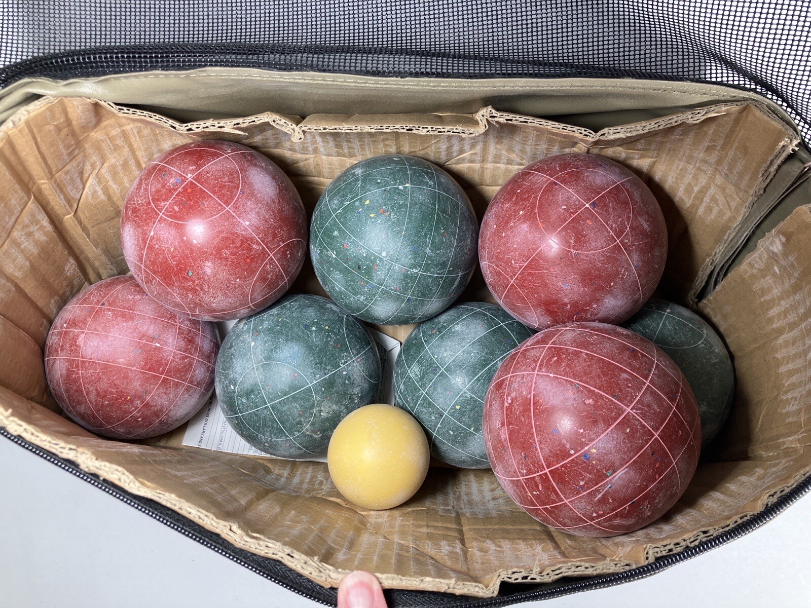 Eddie Bauer Competition Pro Bocce Ball Set Game with Original Bag eBay