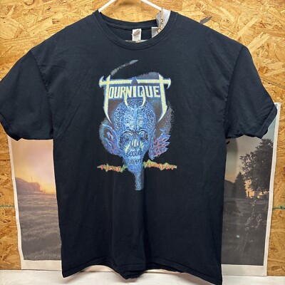 Tourniquet Psycho Christian Metal Band T-shirt XXL Reprint? | eBay