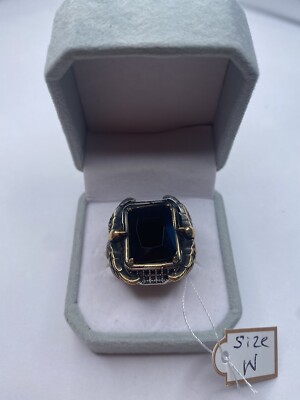 Herrenring Osmanischer Echt Edelstein massiv 925 #5