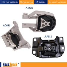 3PC Engine Motor & Transmission Mount for 2013-2016 Ford Escape 2.0L 2.5L AUTO