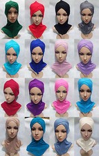Muslim Cotton Inner Hijab Caps Islamic Underscarf Hats Ninja Arab Headwear Caps