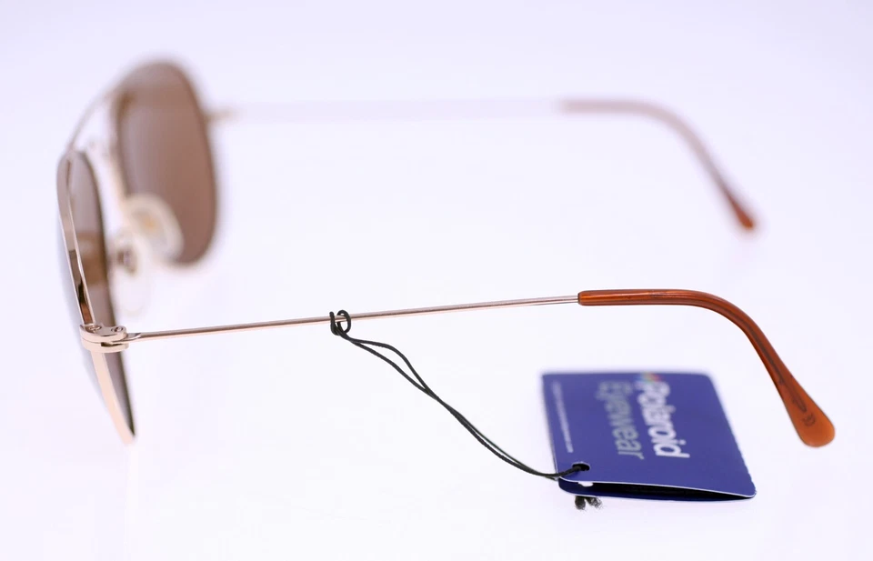 Gafas de sol Polaroid 4214B vintage unisex estilo piloto ligeras 'Driving' - años 80 Foto 3 de 4