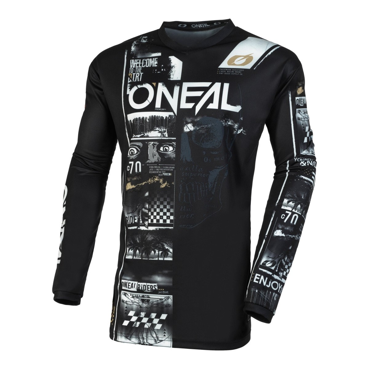 O'Neal Kids MX Jersey Element Wild V.22 - Multi | Maciag Offroad - Foto 9