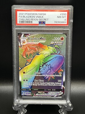 ※ ご売約済【★CHILLAX★ 】BURST HIGH マガジン セット 🧨 Blaziken Vmax 201/198 Alt Art PSA 9 - 2021 Pokemon SWSH