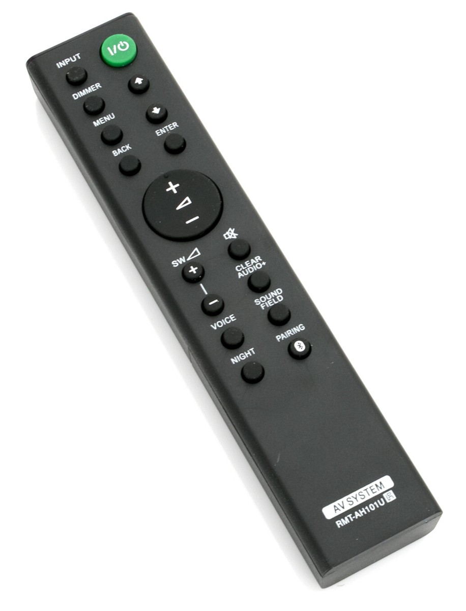 Nuovo RMT-AH100U Telecomando di ricambio - VINABTY RMT AH100U Soundbar Telecomando per SONY RMTAH100U Sound Bar HT-CT180 SA-CT180 SA-WCT180 HTCT180 SACT180 SAWCT180 Remote Control