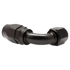 10 AN 90 Degree Swivel Hose End Fitting Adaptor For Oil Fuel Gas Hose Line .