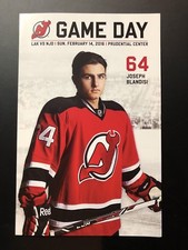 Joseph Blandisi New Jersey Devils Game Day Lineup Giveaway Anaheim Ducks 2/14/16
