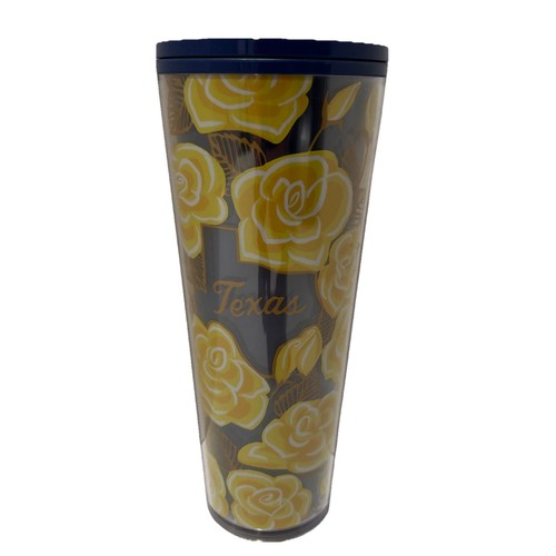 Starbucks Yellow Rose O’ Texas Venti 24oz Tumbler Cold Cup mit Deckel Bigger In TX - Bild 1 von 7