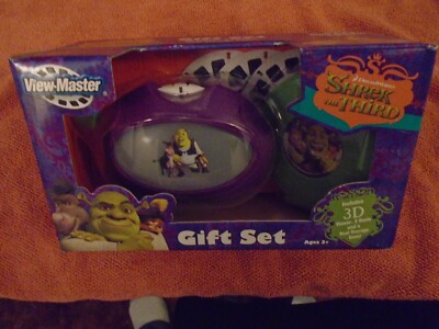 Shrek View Master Reels Case Shrek The Third Reels Purple Viewer Vintage 1998 