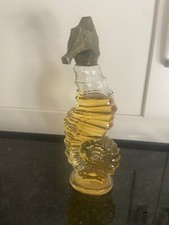 Vintage AVON Sea Horse SKIN SO SOFT Bath Oil Decanter 9"