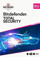 Bitdefender Total Security - 3 Years For ONE WINDOWS  Device LATEST Version