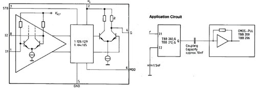 [10pcs] TBB202G 1.1GHz Divider 128/129 SO8 - Picture 3 of 3