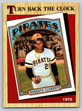 1987 Topps - Turn Back The Clock Roberto Clemente #313