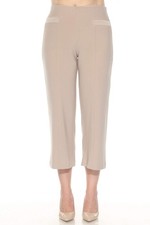 Joseph Ribkoff Dune Pull On Cropped Wide Leg Pants 251005