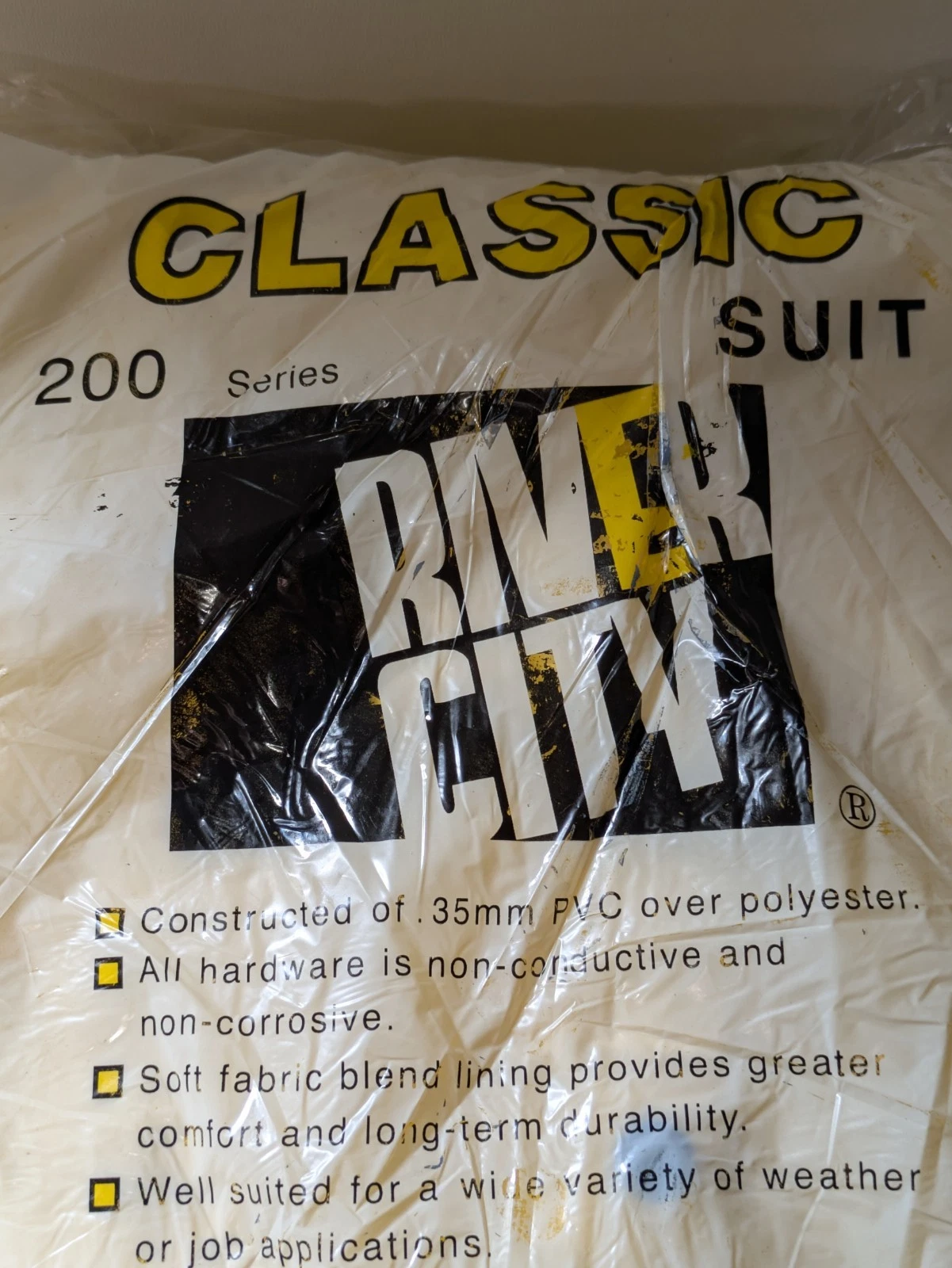 Lot of 6 River City 2003XL Classic 3-Piece RainSuit Yellow Size XL .35mm PVC MCR image 2