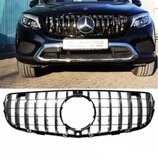 Kühlergrill Schwarz Chrom passt für Mercedes GLC X253 +Sport-Panamericana GT Kühlergrill Schwarz Chrom passt für Mercedes GLC X253 +Sport-Panamericana GT
