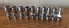 Gearwrench 80565 38 Flex 6 Pt Metric Swivel Socket Set Of 10 - 10mm To 19mm Gearwrench 80565 38 Flex 6 Pt Metric Swivel Socket Set Of 10 - 10mm To 19mm