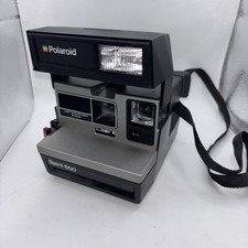Polaroid Spirit 600 Instant Film Camera Built-In Flash Vintage