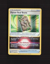 Pietra Sigillo Forestale 156/195 Argento Tempesta Holo Rara Carta Pokemon LP