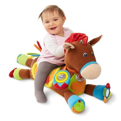 Melissa & Doug Giddy-Up & Activity Spielzeug (Multisensorisches Pferd) mit Geräuschen 