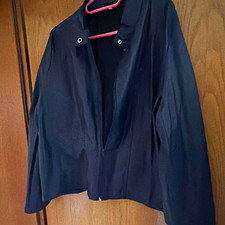 Damen Bikerjacke kurz Petrol 4XL Polyester Re...