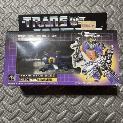 Transformers Bombshell Decepticon Insecticon Boxed Action Figure Accessories