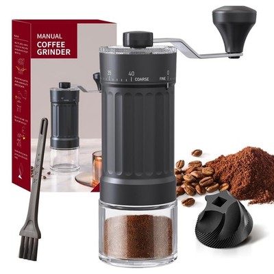 Kaffeemühle Manuell,kaffeemühle Hand,Coffee Grinder mit Klappbarem Griff und ...