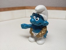 Schleich Sieger Schlumpf Champion - 20058 Schlümpfe Kranz golden wreath Germany