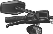 Kuryakyn Black Hex Mirrors Harley Dyna 1991-2...