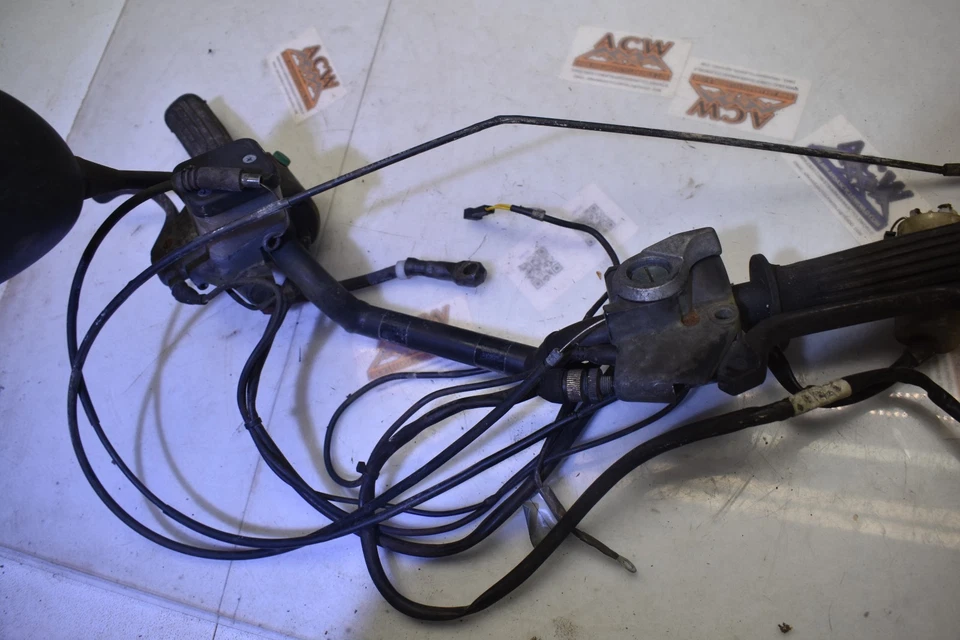 Guidões 2413 barra de hanle com interruptores poleiro 1991 BMW K75 K 75 91 motocicleta - Imagem 3 de 4