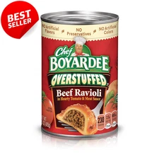 Overstuffed Beef Ravioli 15oz Cans 12 Pack Hearty Canned Pasta Meal - US