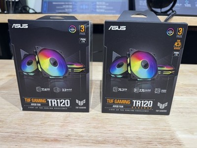 ASUS TUF Gaming ARGB Fan TR120 Case Fan 3 Pack 120mm Aura Sync New/Open Box