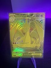 Mega Charizard Y EX 294/217 Pokemon Gold Secret Rare Ascended Heroes Pack Fresh