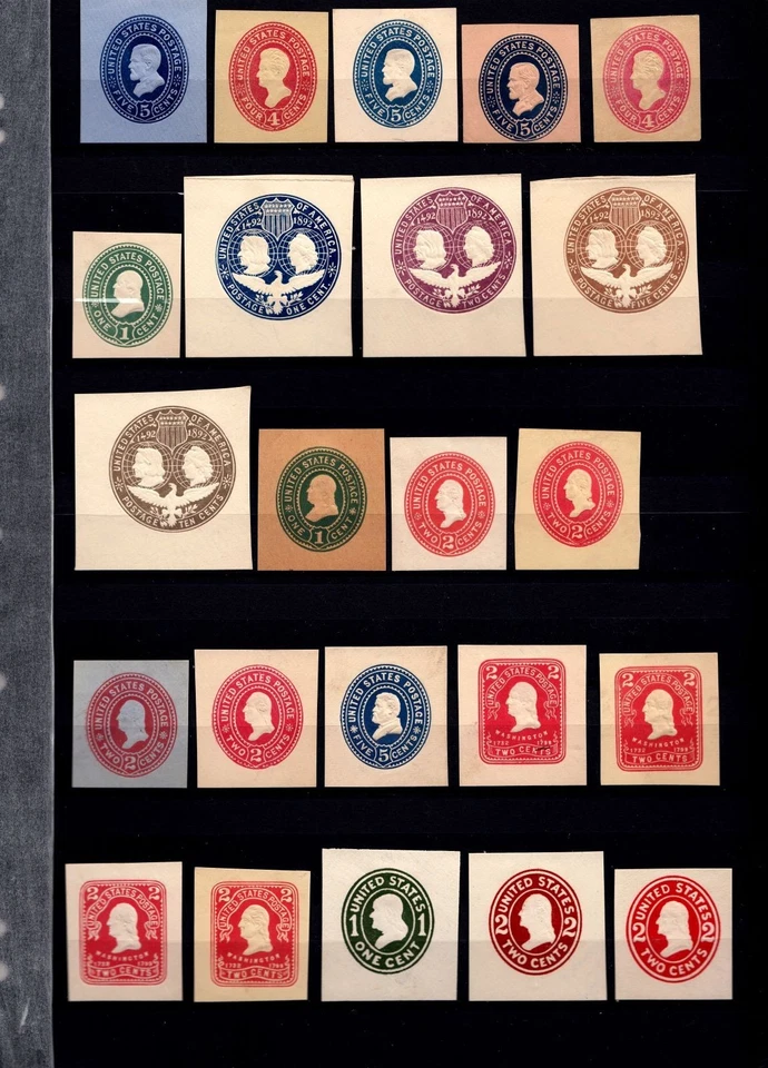 Квадраты почтовой огранки США 19 века лот как новые без наклеек и следов как новые без наклеек и следов - Изображение 3 из 4