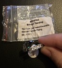 Bomb Party "Midnight Teardrop" Ring Alexandrite Hematite Ring Size 9 RG76580 — photo 1