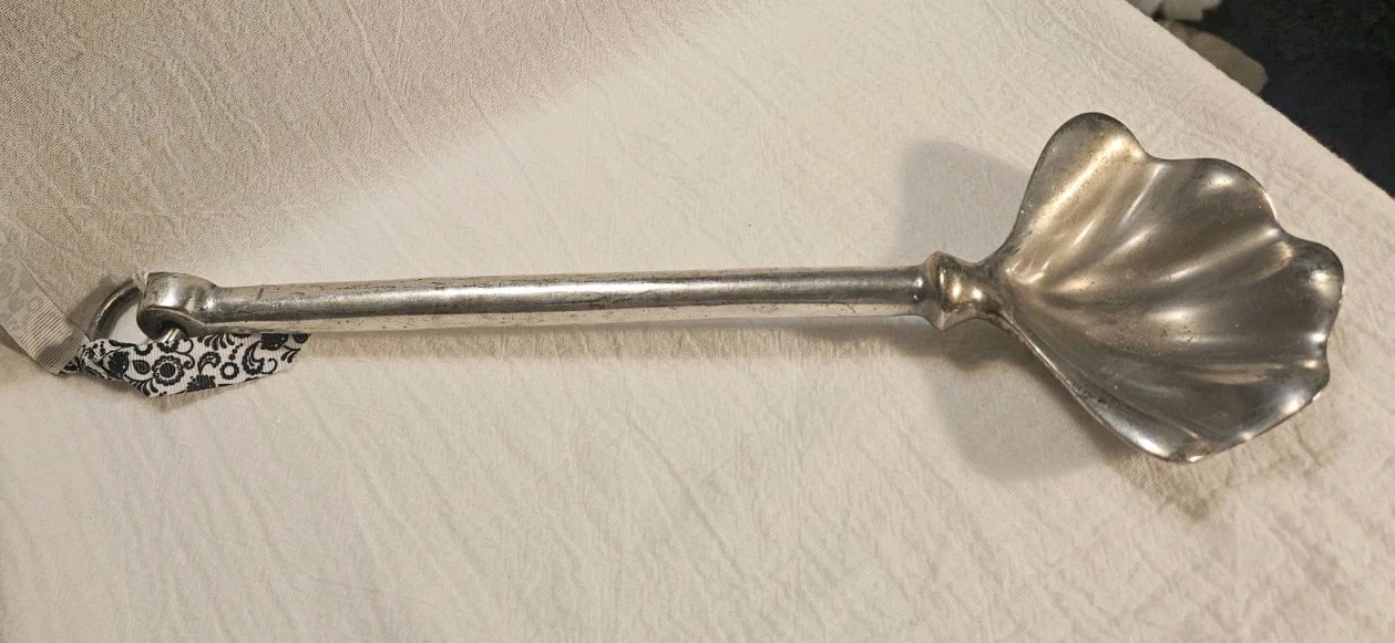 Scalloped Spoon Ladel 14" L x 4.25" W Possibly Wall Decor