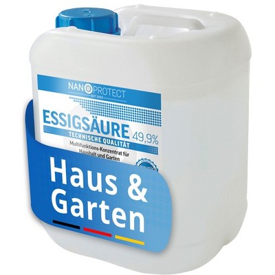 Nanoprotect Essigsäure 49,9% | 5 kg | Klimaneutral | Premium Qualität