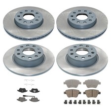 Durago Front Rear Rotors Wagner Thermoquiet Ceramic Brake Pad Kit For Golf Jetta Durago Front Rear Rotors Wagner Thermoquiet Ceramic Brake Pad Kit For Golf Jetta