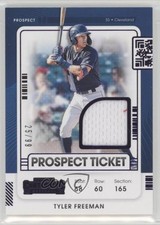 2021 Panini Contenders Prospect Ticket Jersey Purple 25/99 Tyler Freeman 1u6