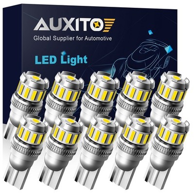 AUXITO T10 194 168 LED Super White LED License Plate Interior Light Bulb 6500K