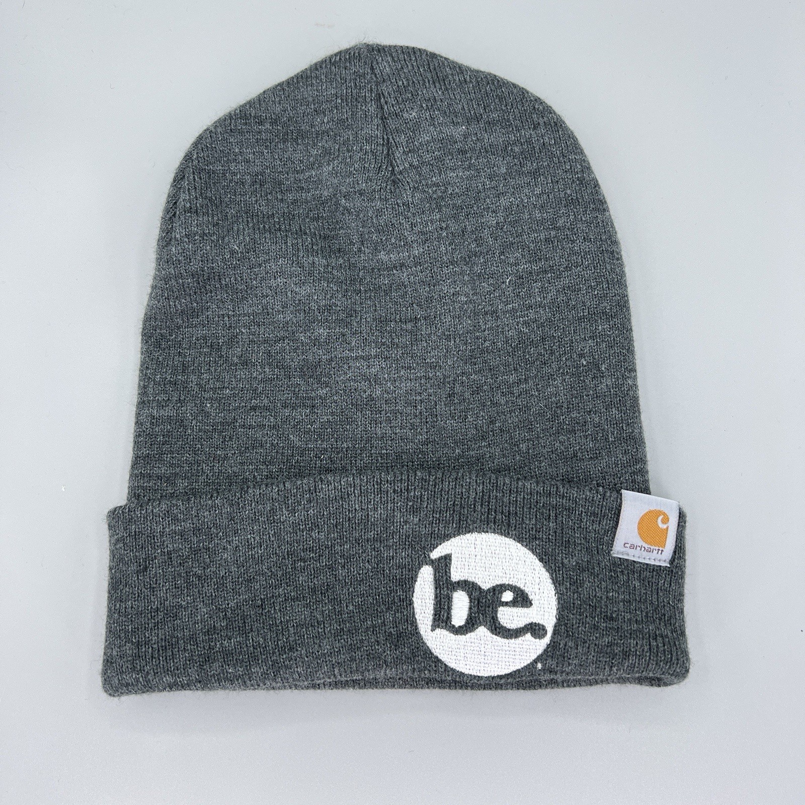 Carhartt Be Kind Cuffed Knit Beanie Gray Winter Work Hat for Adults