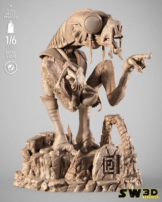 Sebulba - Maßstab 1:12 - Star Wars Fan Art Figur, 3D Druck, Resin Statue
