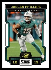 Jaelan Phillips 2023 Score #277 Miami Dolphins Buy10get5FREE