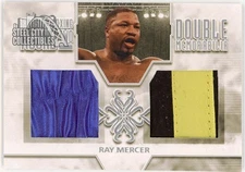 Ray Mercer 2011 ITG Ringside Boxing Double Silver Card DM-08 (Blue Black/Yellow)