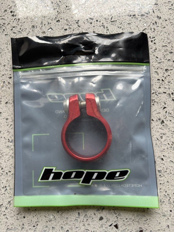 Hope Seatpost Clamp 36.4mm Red