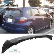 Fits 09-13 Honda Fit Gloss Black Sport Oe Style Roof Spoiler Rear Window Lip Abs