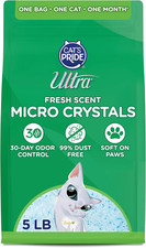 Fresh Scented Micro Crystals Premium Cat Litter - 99.9 Dust Free, Soft on Paws