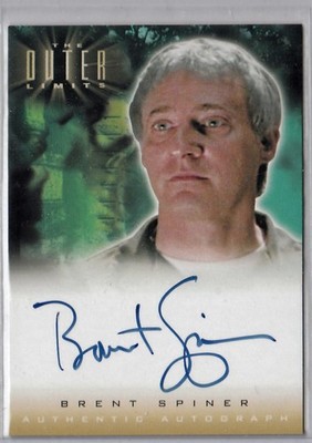 THE OUTER LIMITS SEX, CYBORGS and SCIENCE FICTION - AUTO A2 - BRENT SPINER
