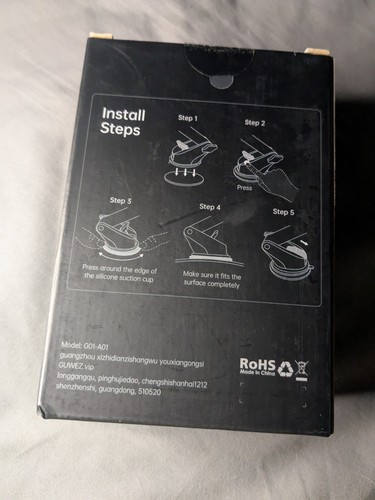 Car Phone Mount 3 in 1 Phone Holder for Car Dashboard/Windscreen/Air Vent Stand - Picture 3 of 4
