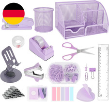 Schreibtisch Organizer Und Zubehör, Bürobedarf, 15 PS Set Mit Hefter, Heftklamme